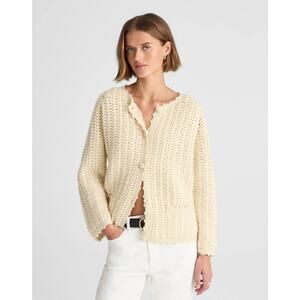 NWT Madewell & Alexa Chung for Madewell Wool Crocheted Cardi Sweater XXS